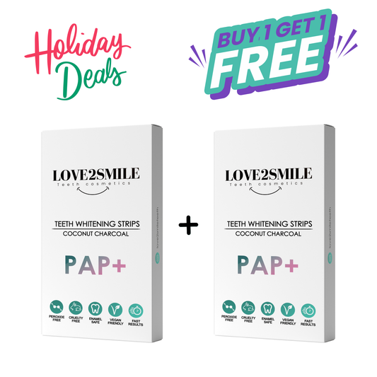 Whitening strips 1 + 1