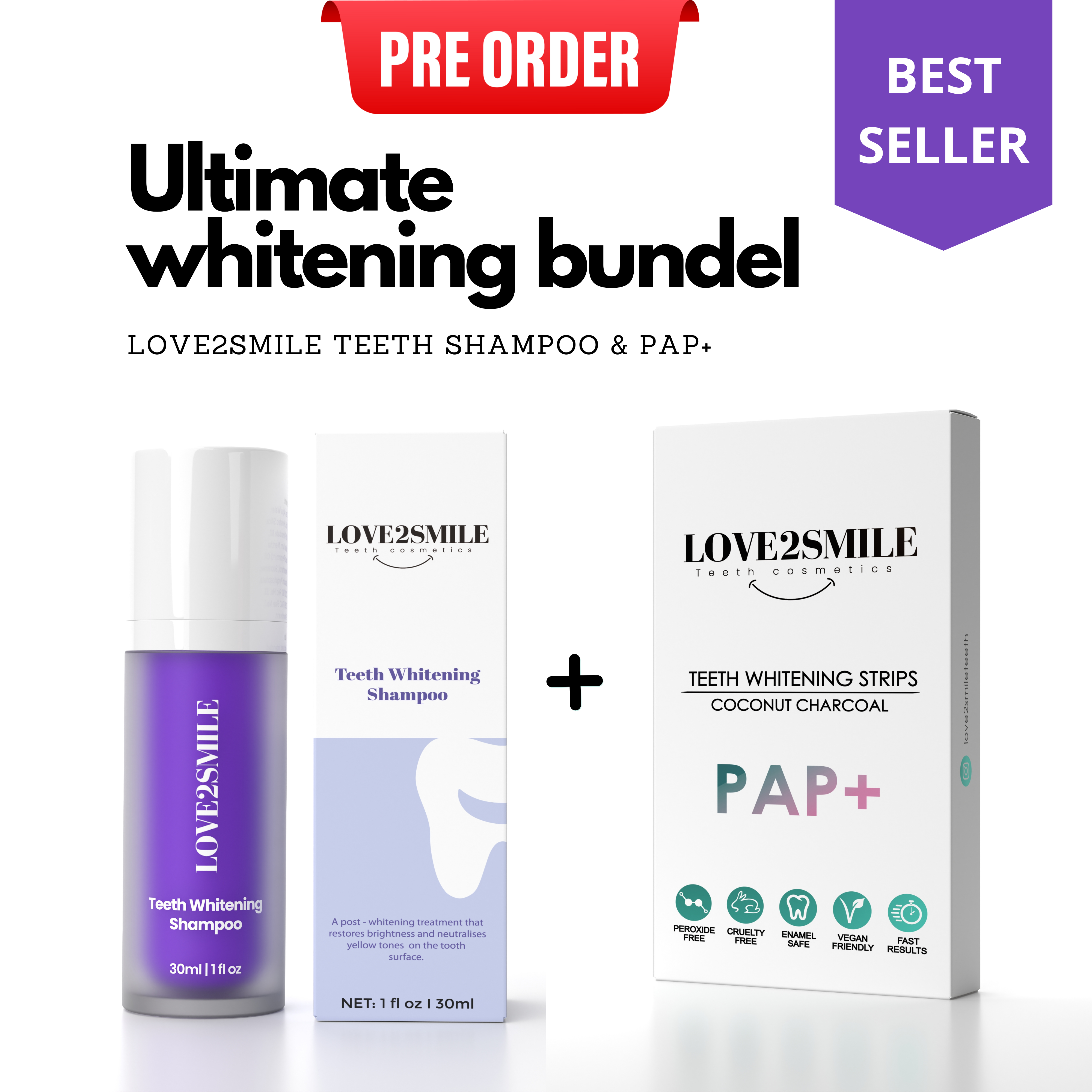 Ultimate whitening bundel - PRE-ORDER ONLY