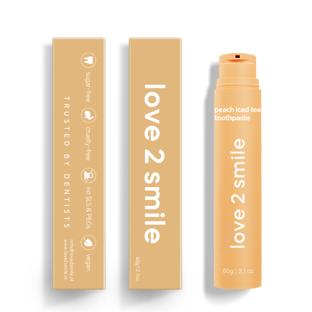 Ice Tea Peach Tandpasta - love2smile.nl