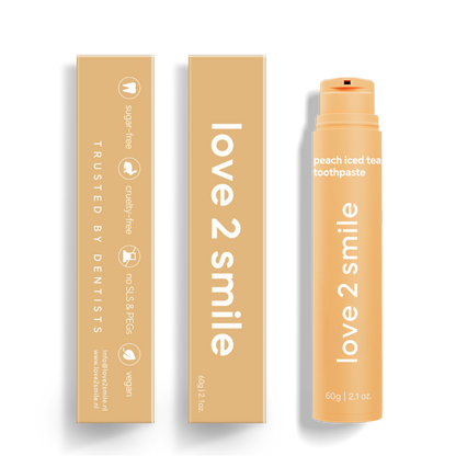 Ice Tea Peach Tandpasta - love2smile.nl