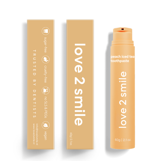 Ice Tea Peach Tandpasta - love2smile.nl