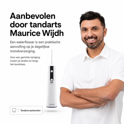 tandarts aanbevolen waterflosser